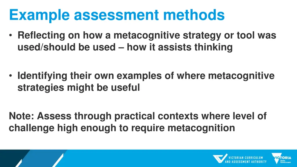 example assessment methods 1
