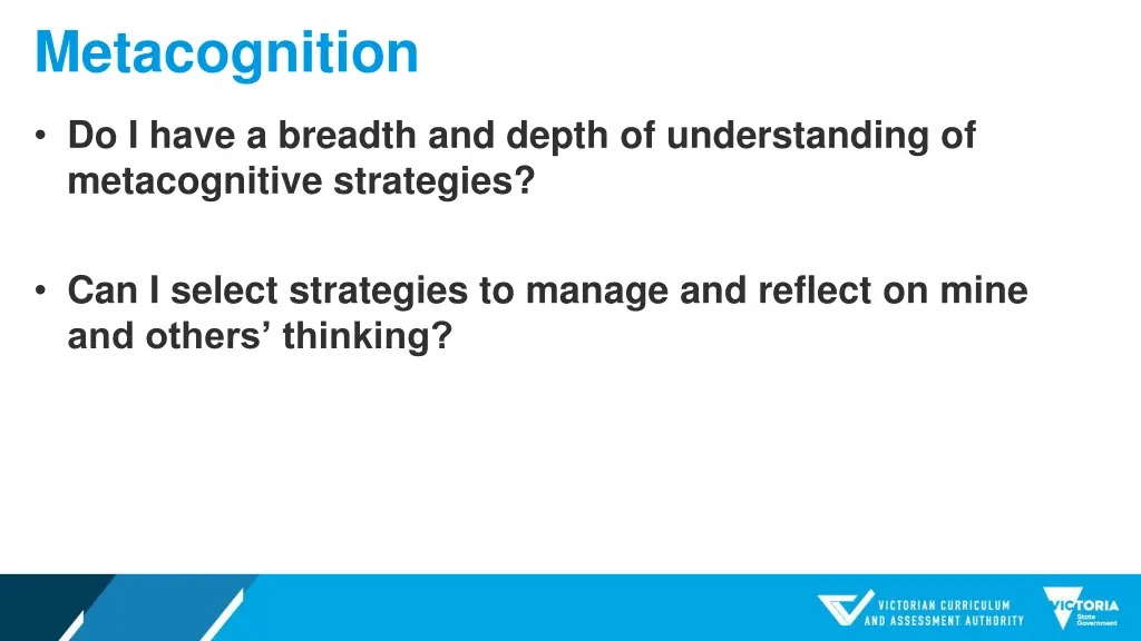 metacognition