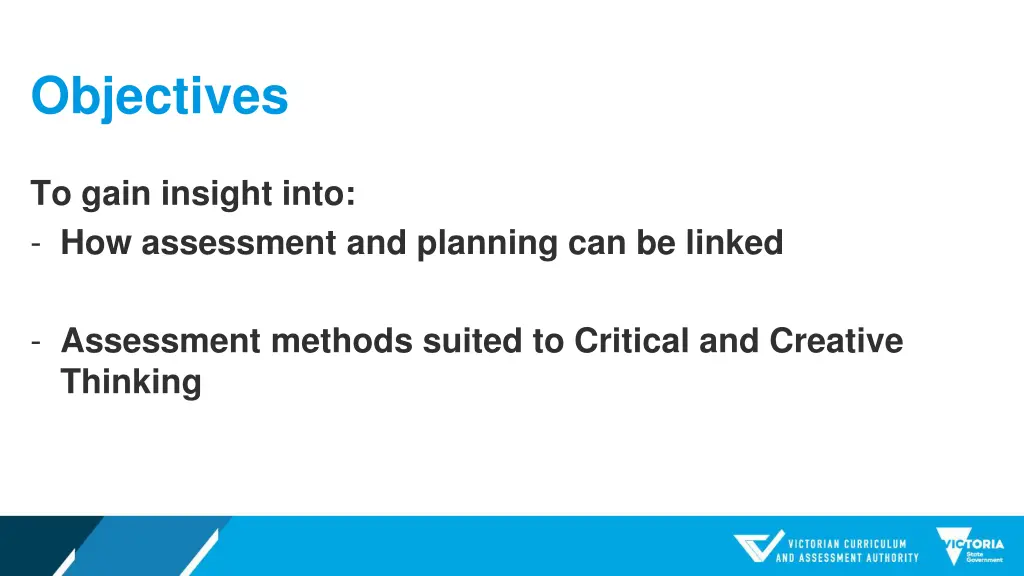 objectives