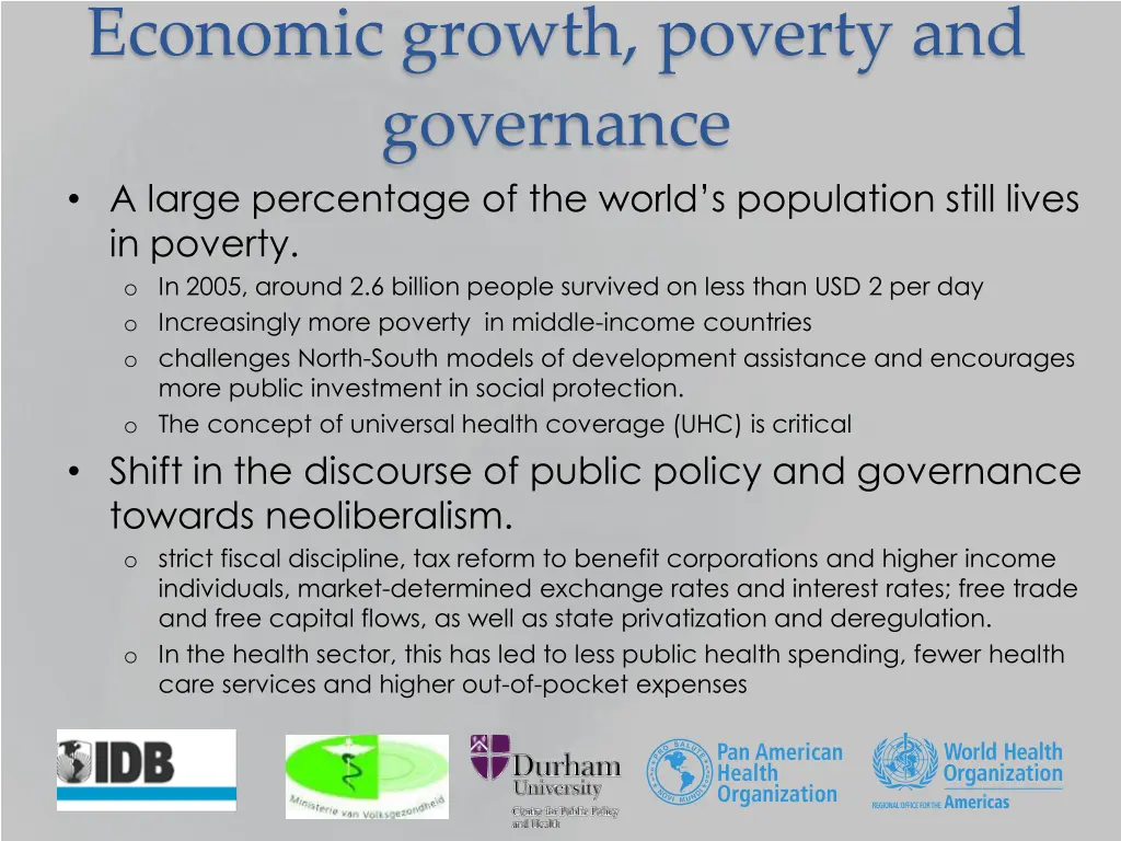 economic growth poverty and governance a large