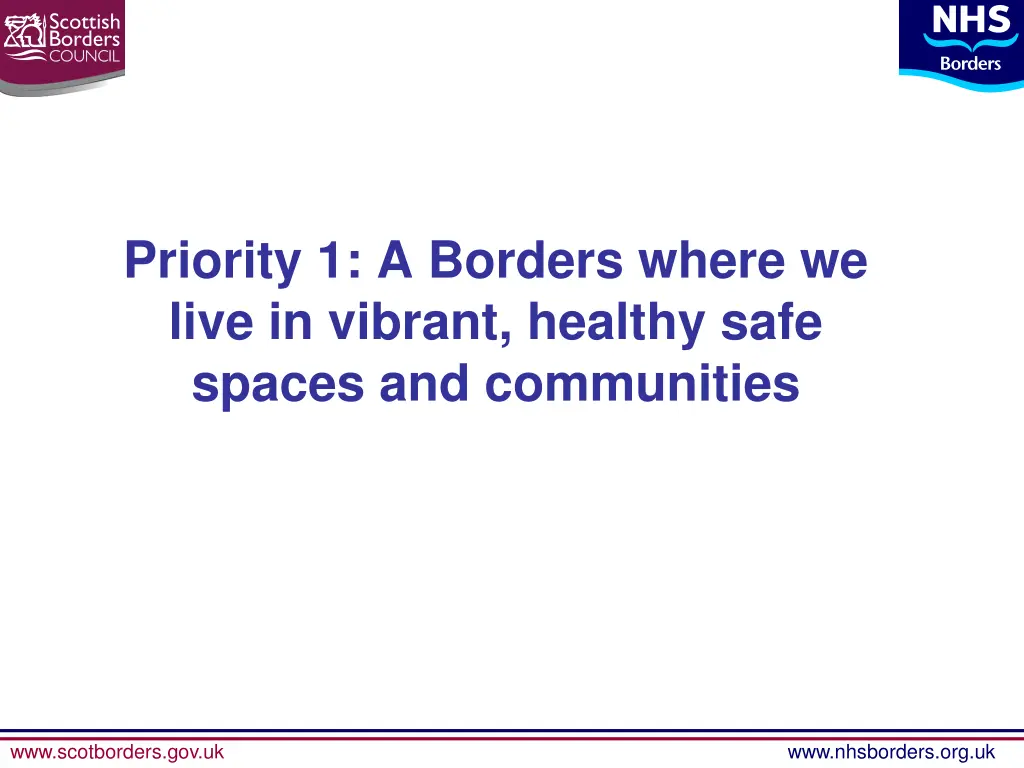 priority 1 a borders where we live in vibrant