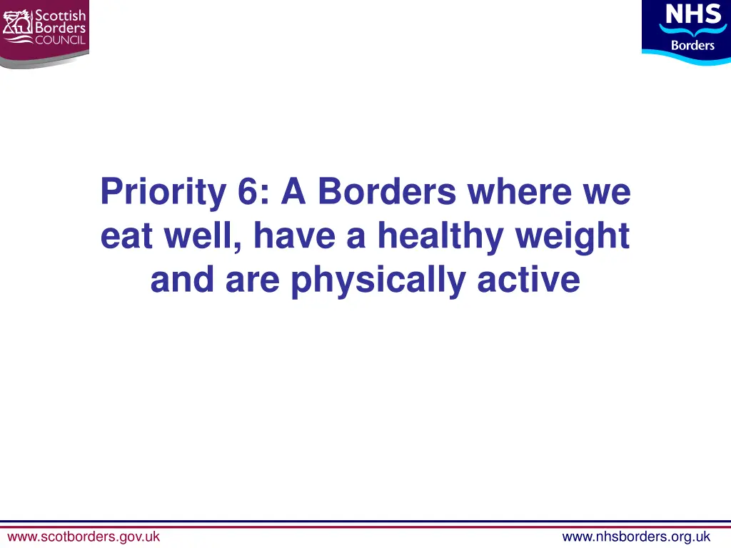 priority 6 a borders where we eat well have