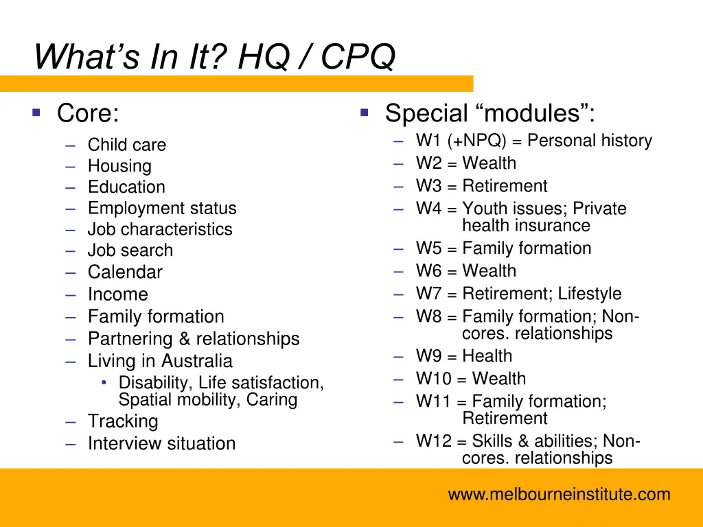 what s in it hq cpq