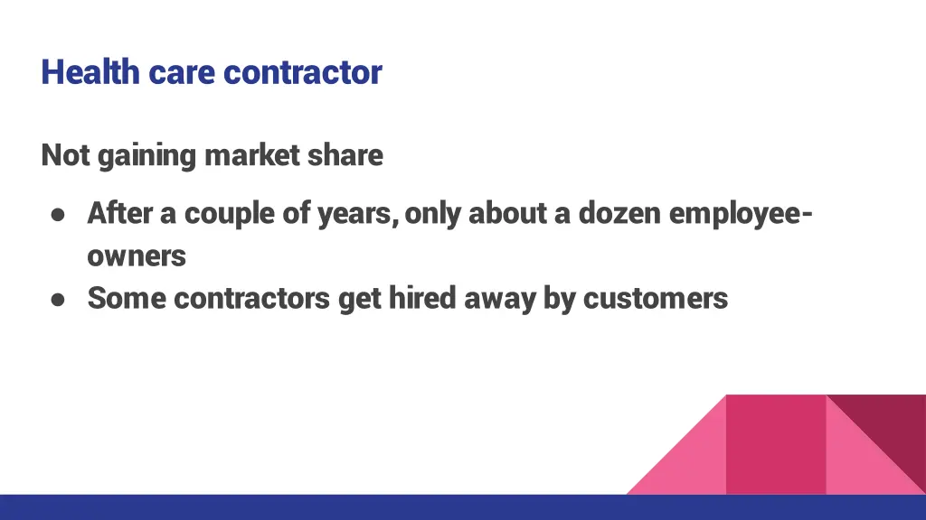 health care contractor