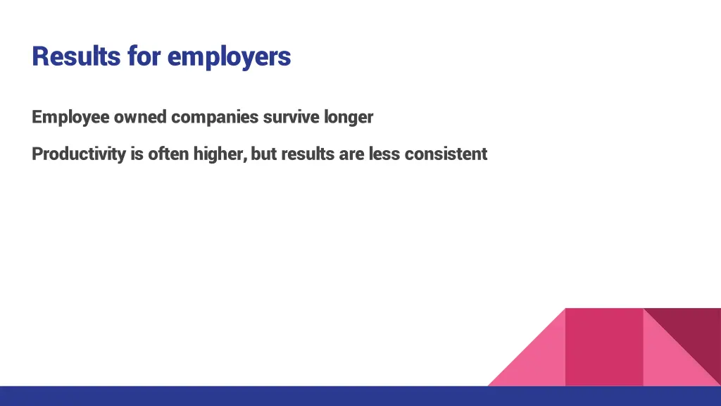 results for employers