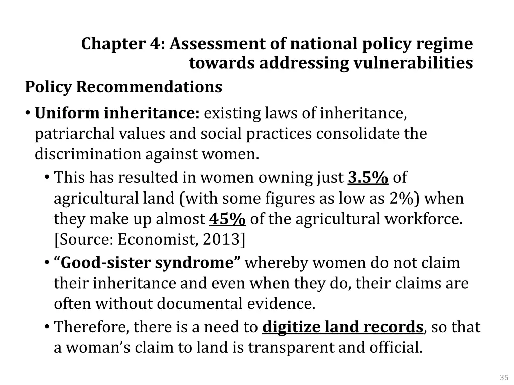 chapter 4 assessment of national policy regime 4