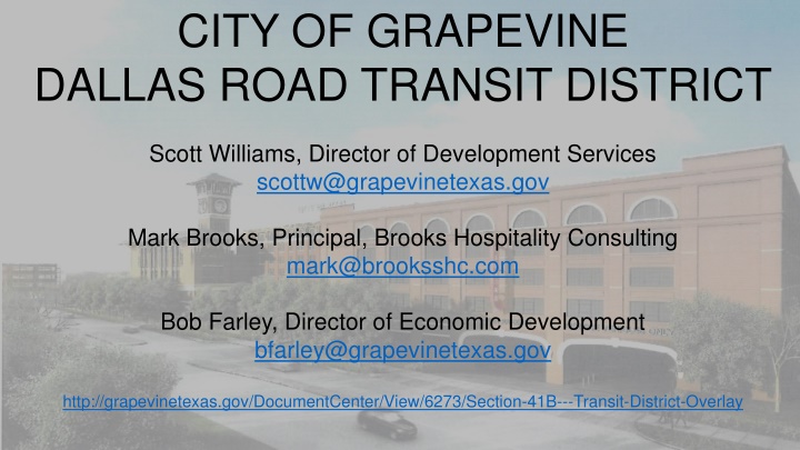 city of grapevine dallas road transit district