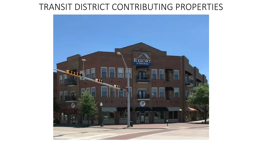 transit district contributing properties