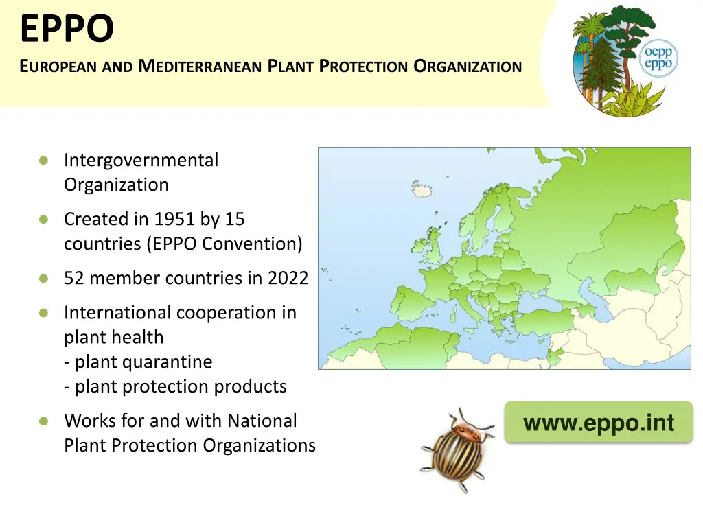 eppo e uropean and m editerranean p lant