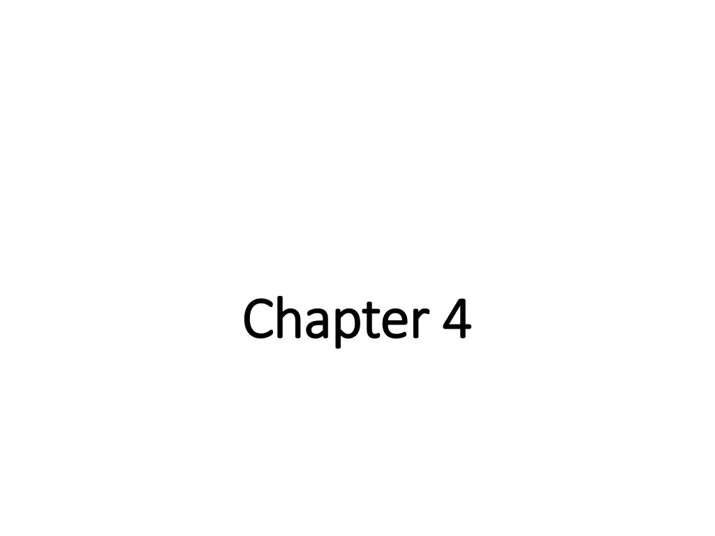 chapter 4 chapter 4