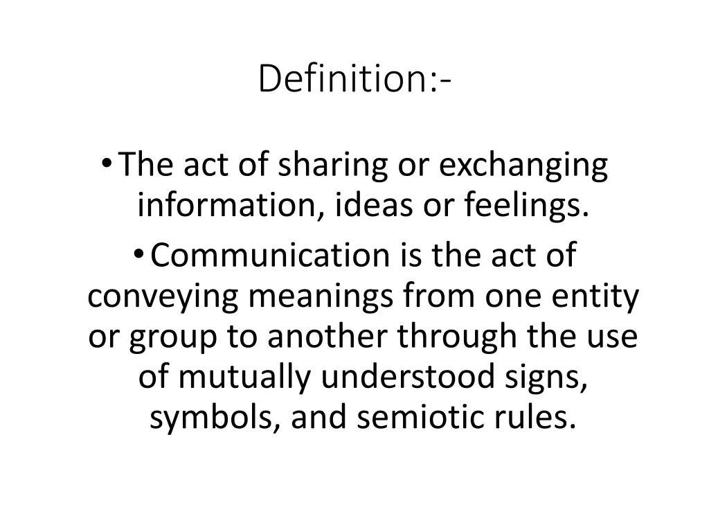 definition