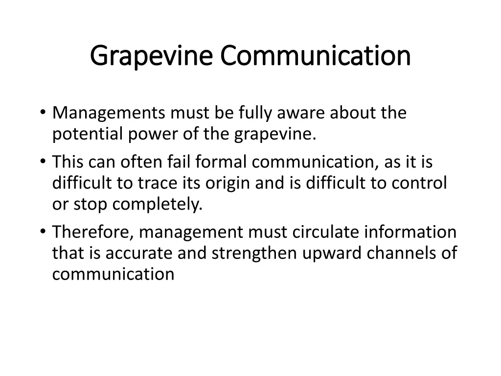 grapevine communication grapevine communication 1