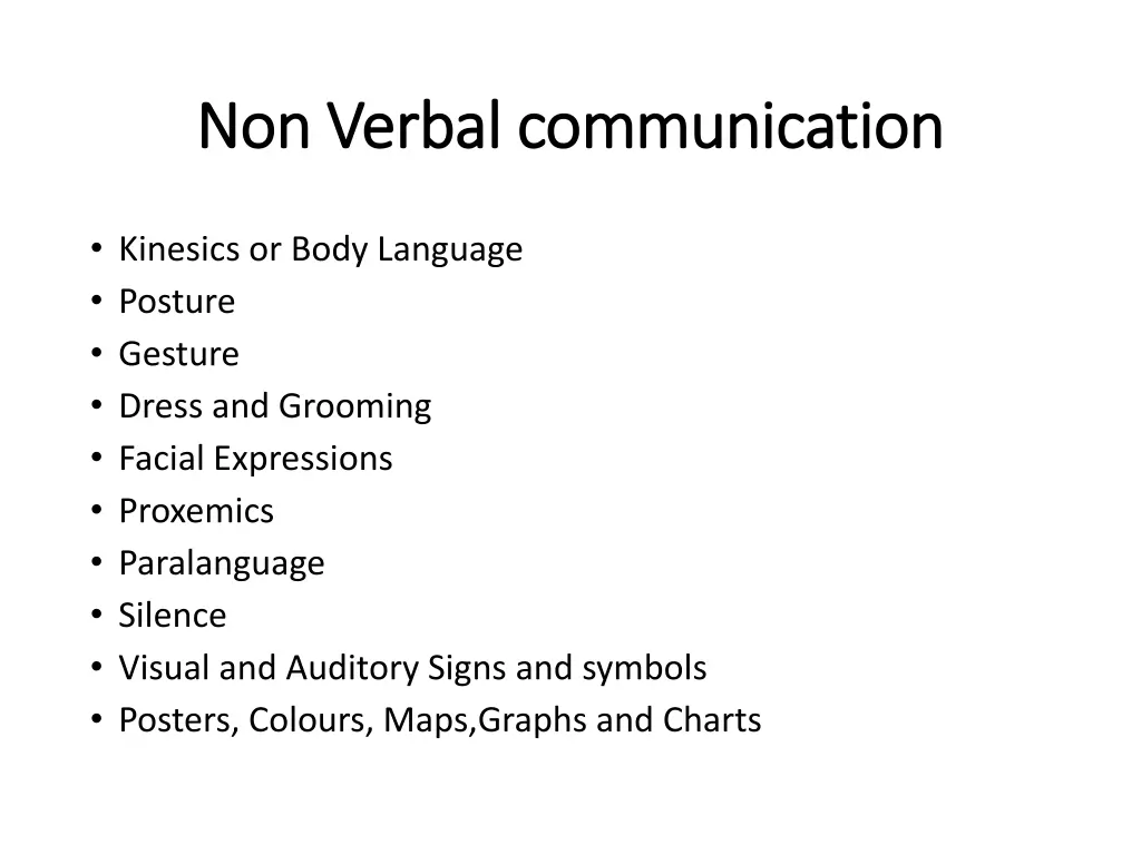 non verbal communication non verbal communication