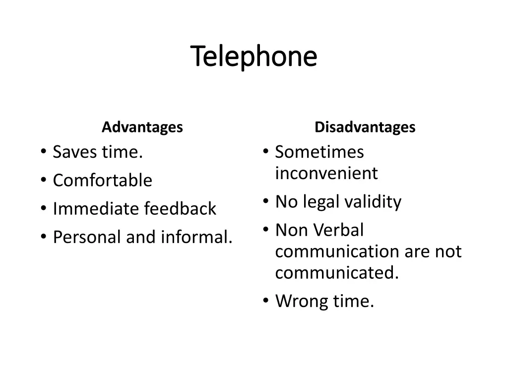 telephone telephone