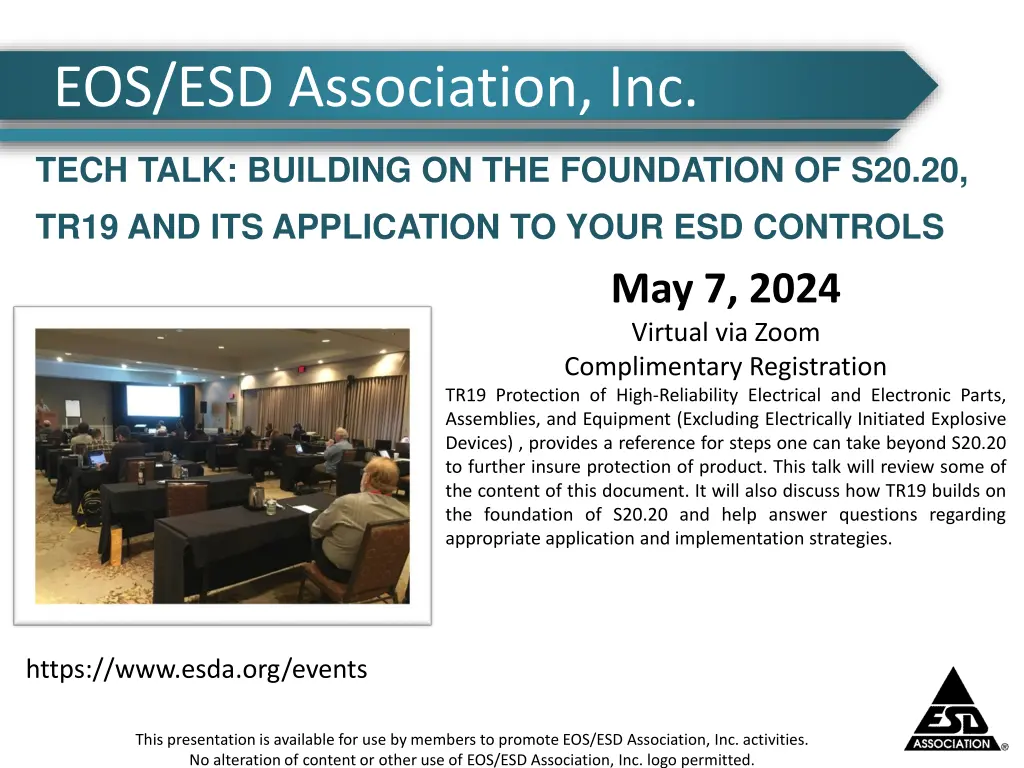 eos esd association inc 1