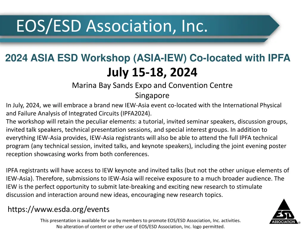 eos esd association inc 4