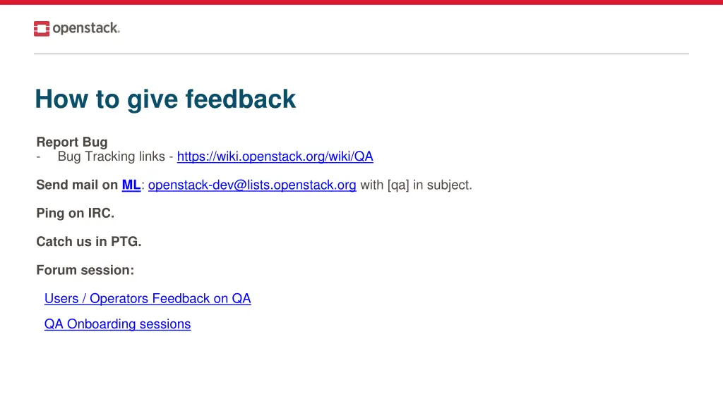 how to give feedback