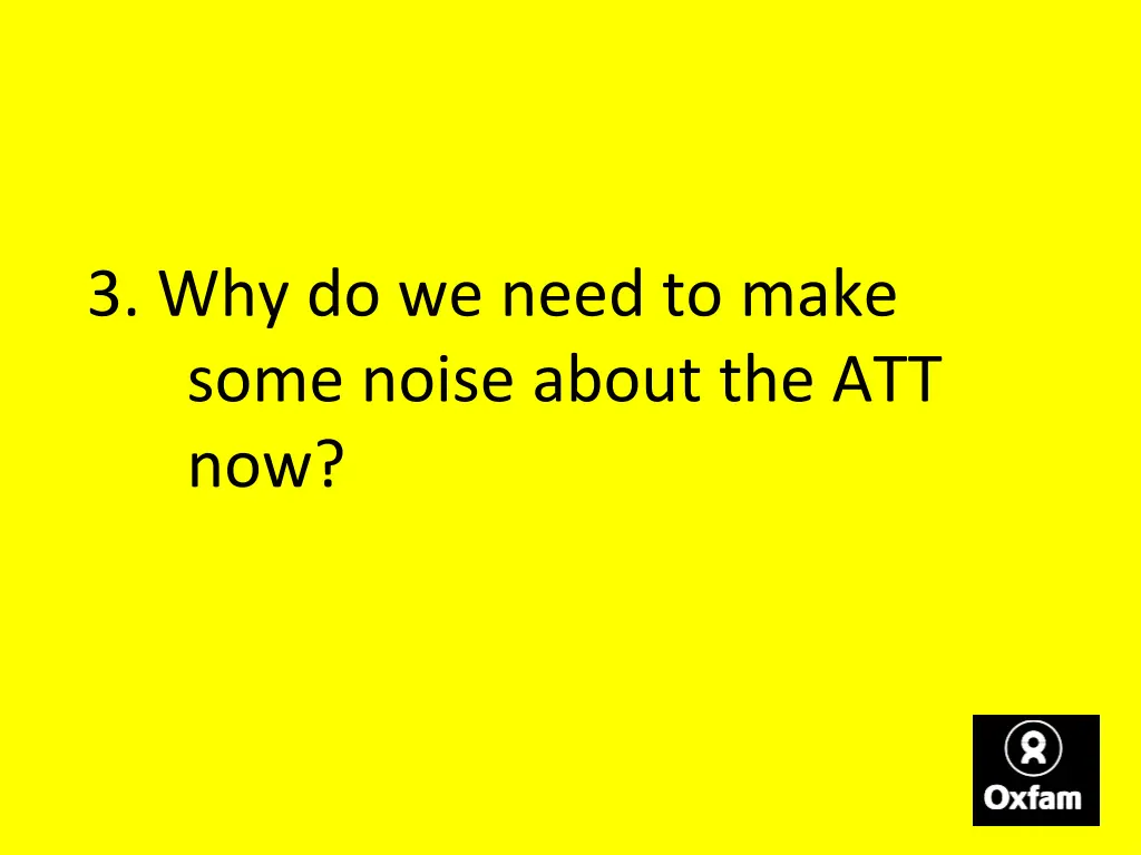 3 why do we need to make some noise about