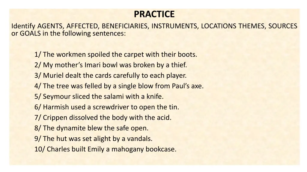 practice