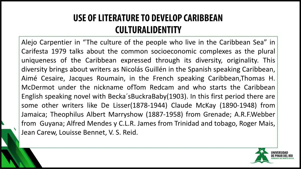 alejo carpentier in the culture of the people