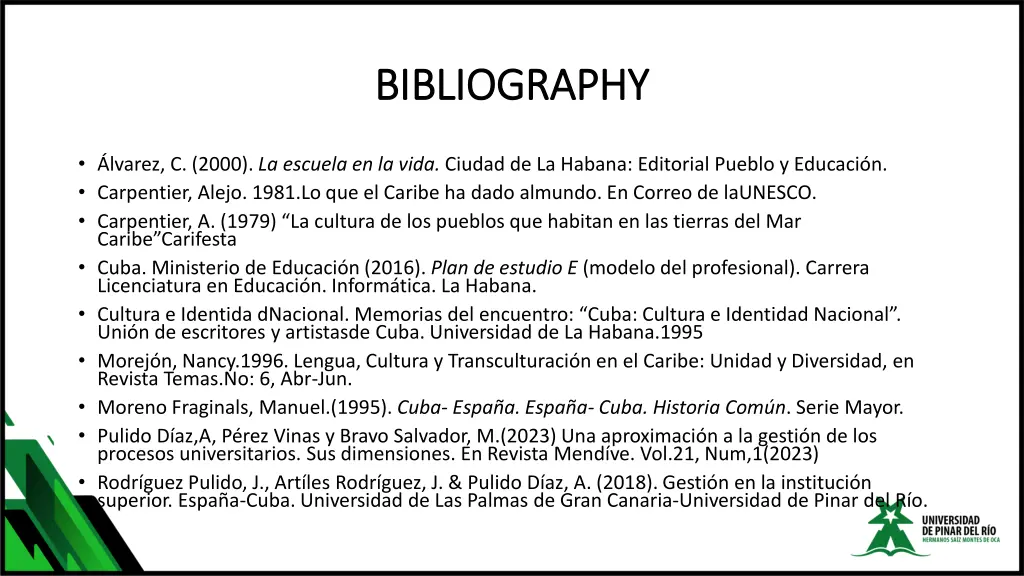 bibliography bibliography