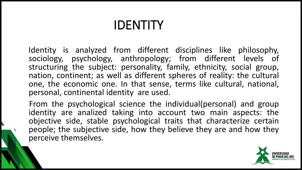 identity identity