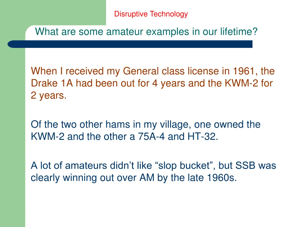 disruptive technology