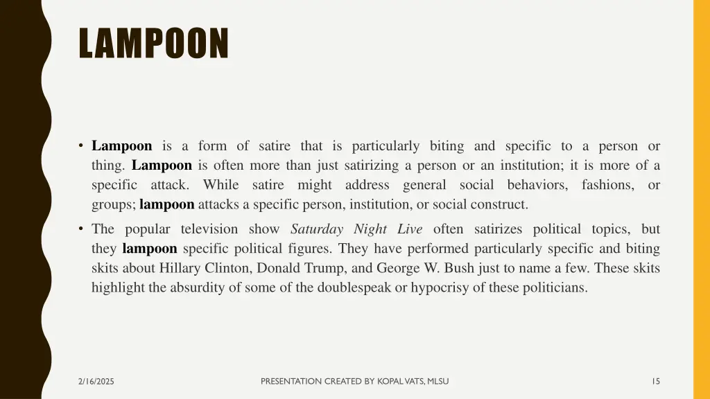 lampoon