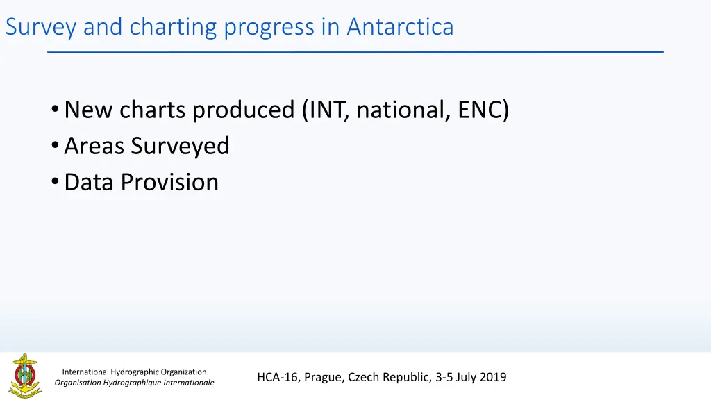 survey and charting progress in antarctica