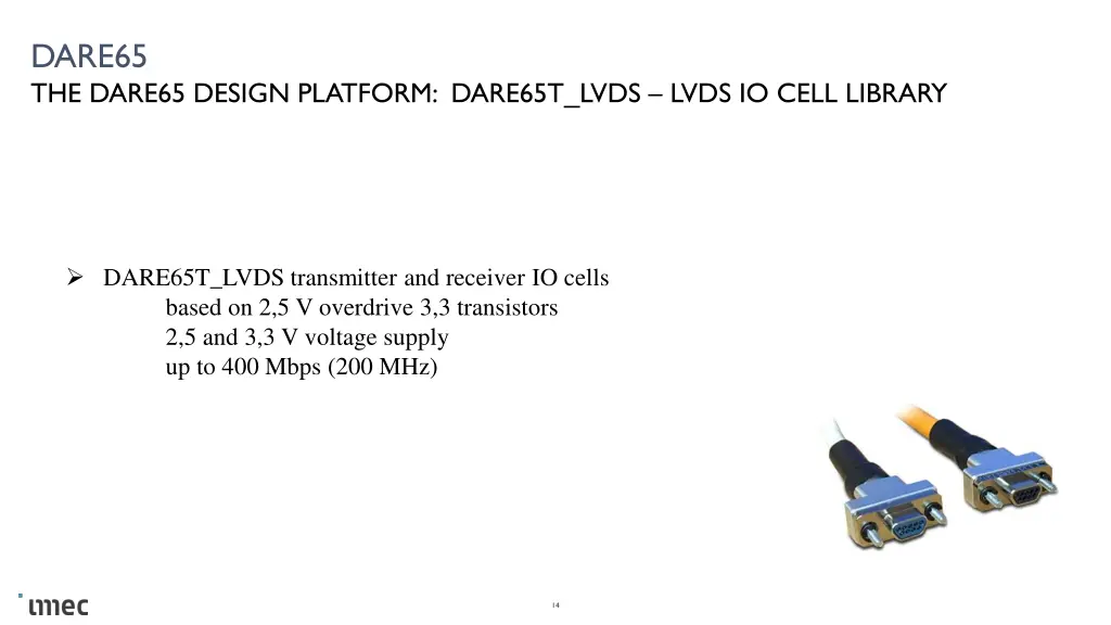 dare65 the dare65 design platform dare65t lvds