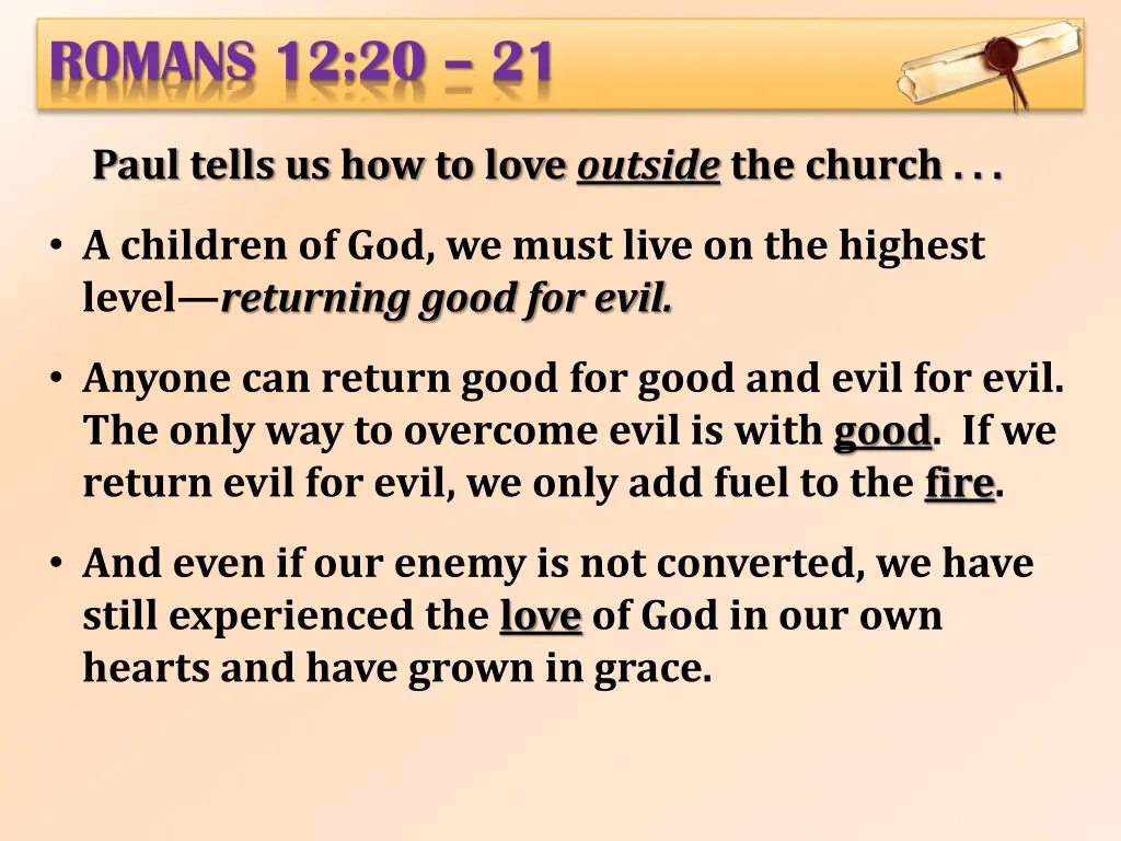 romans 12 20 21 2