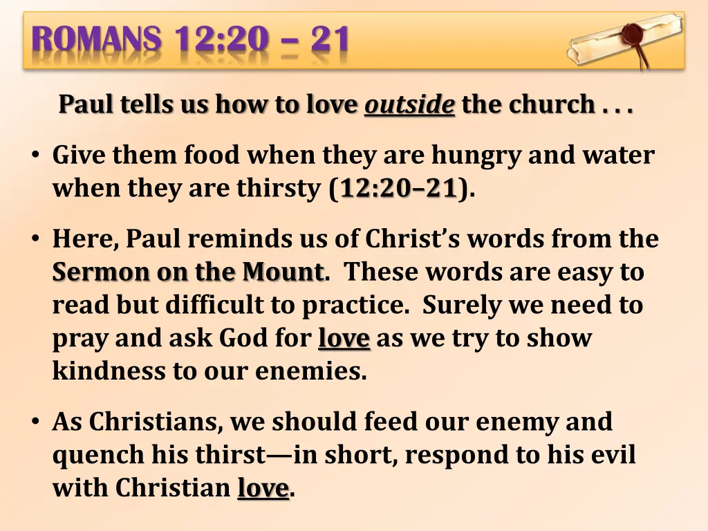 romans 12 20 21