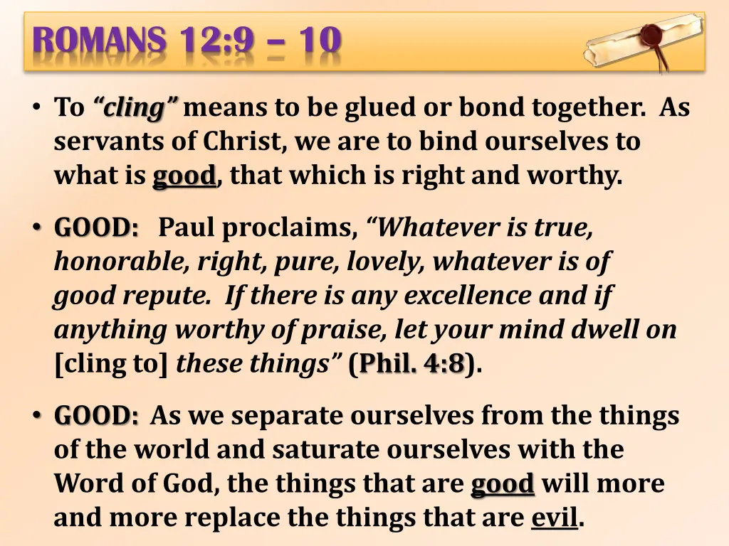 romans 12 9 10 4