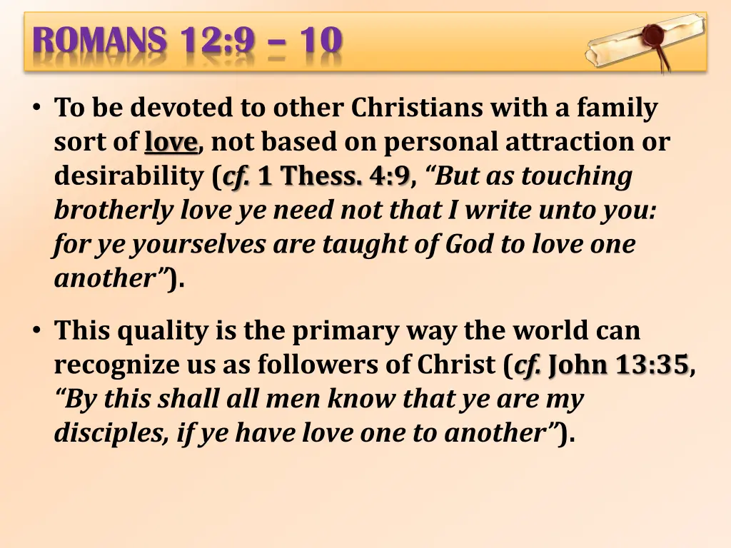 romans 12 9 10 6