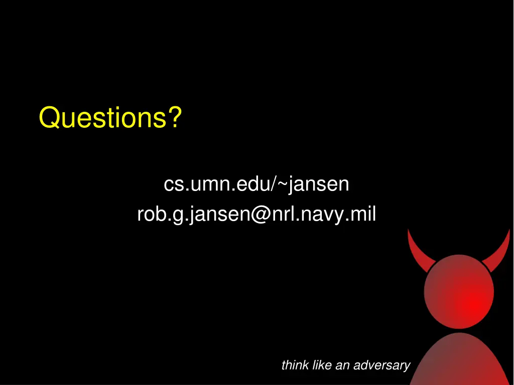 questions