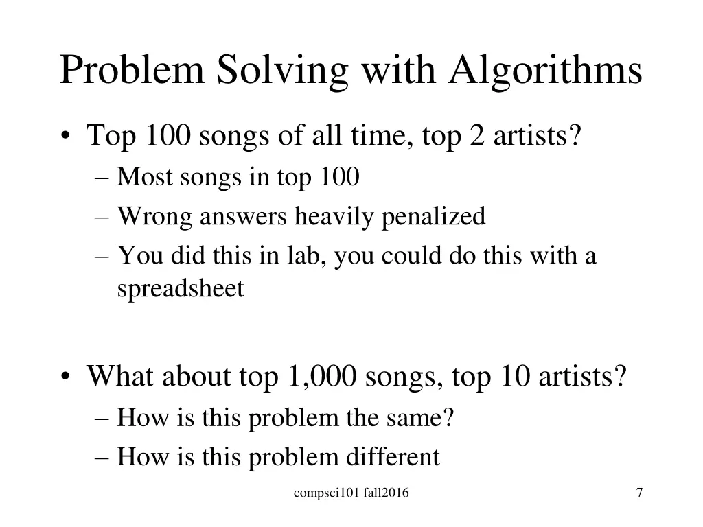 problem solving with algorithms