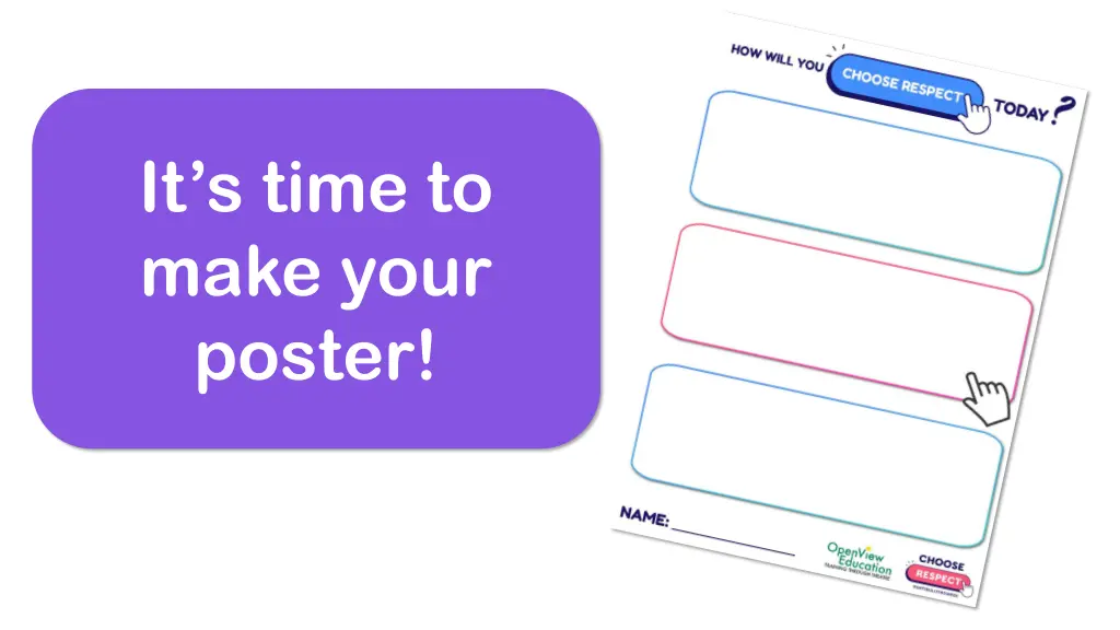 it s time to make your poster