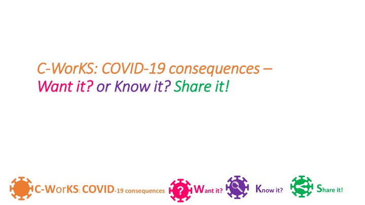 c c works covid works covid 19 consequences want