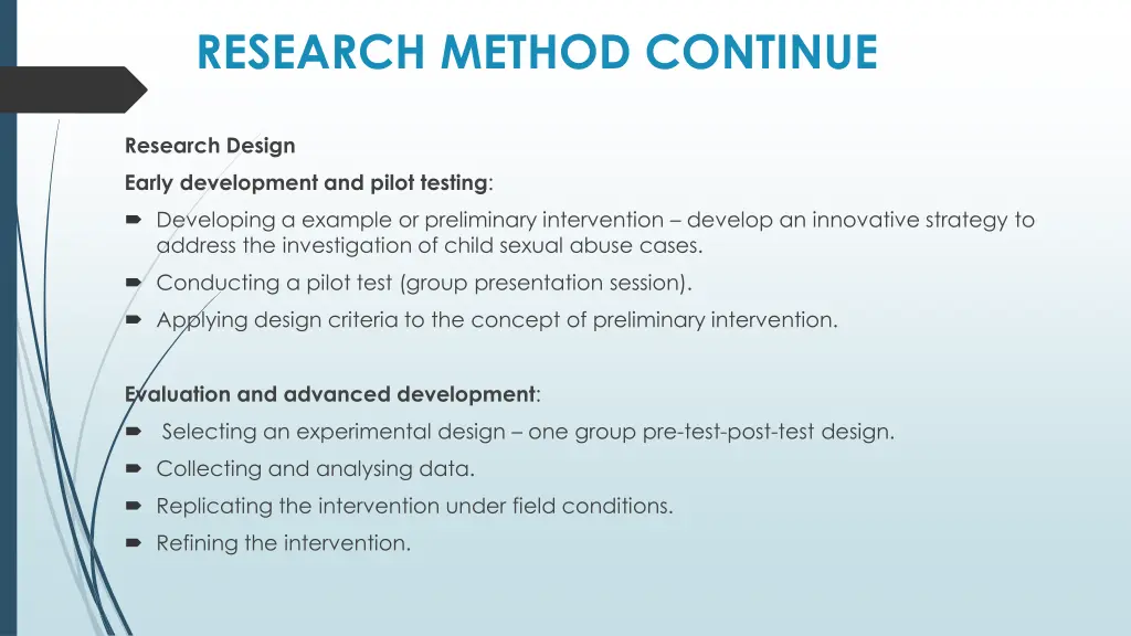 research method continue 1