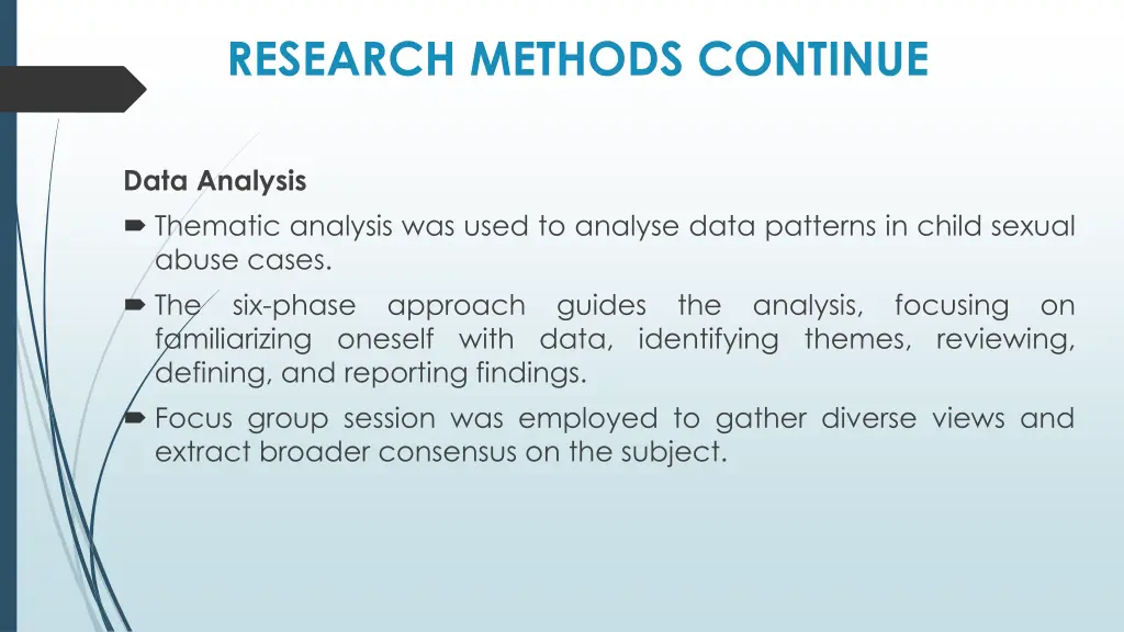 research methods continue 1