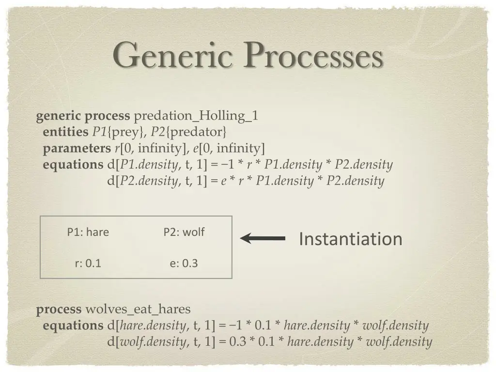 generic processes 2