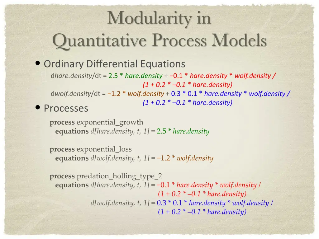 modularity in 2