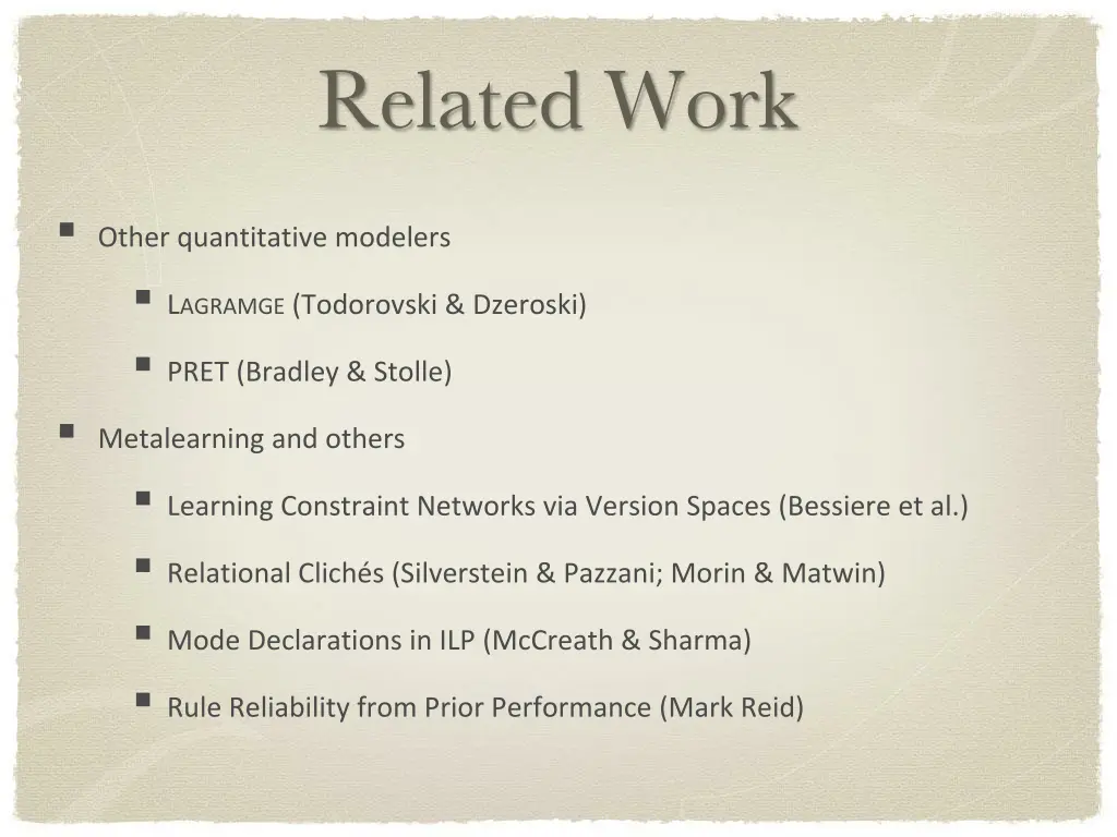 related work