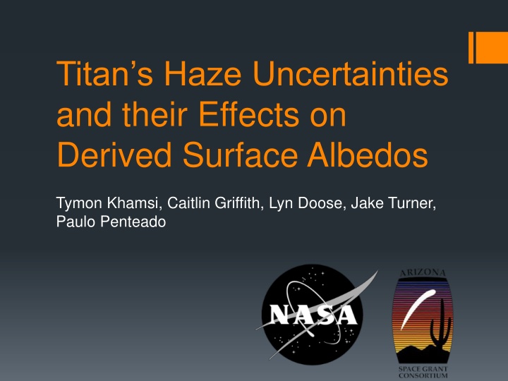 titan s haze uncertainties and their effects