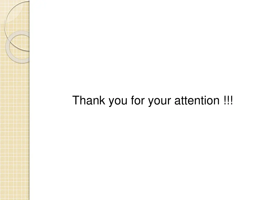 thank you for your attention