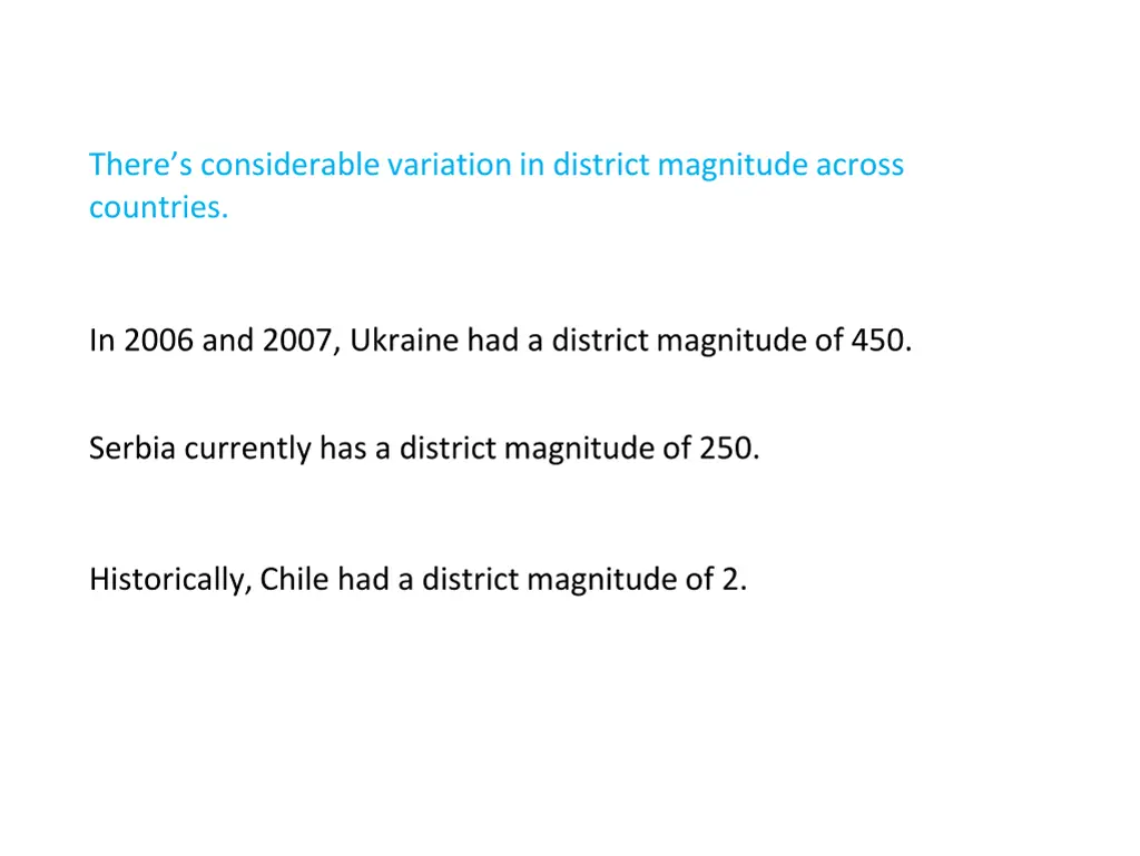 there s considerable variation in district