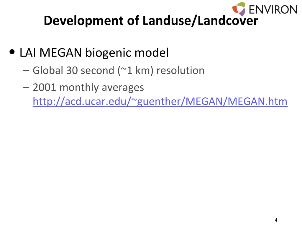 development of landuse landcover 1