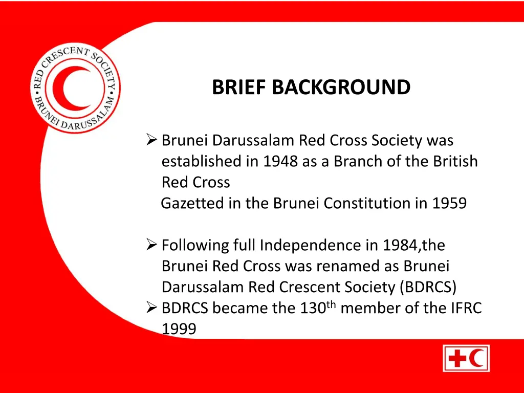 brief background