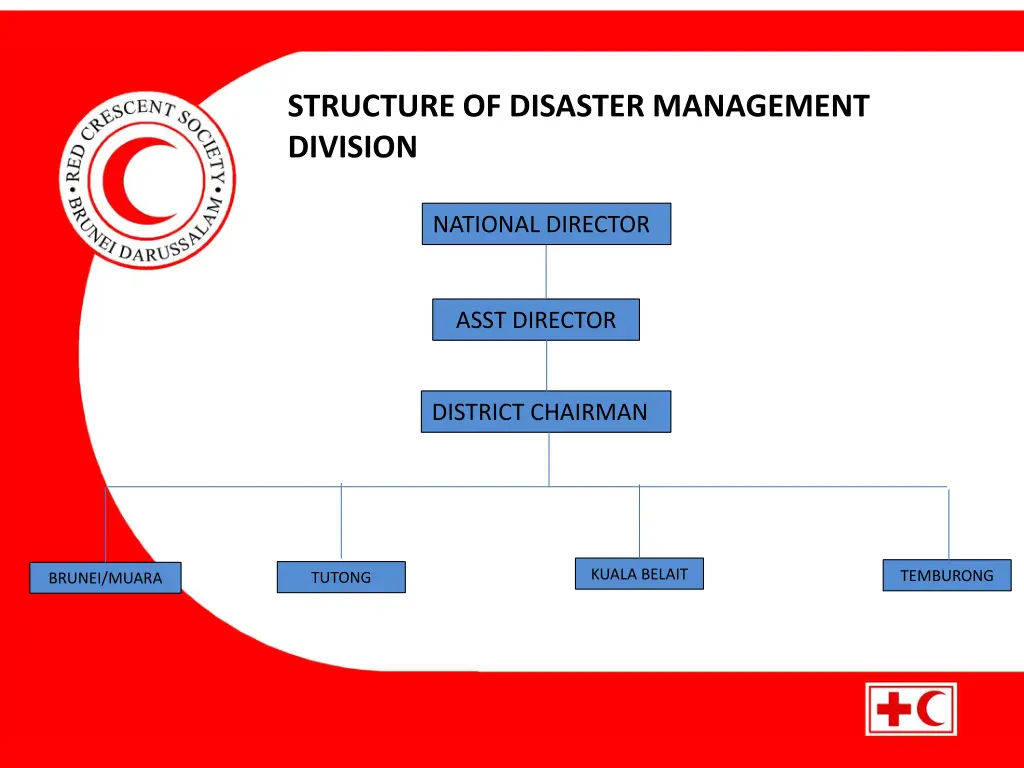 structure of disaster management division