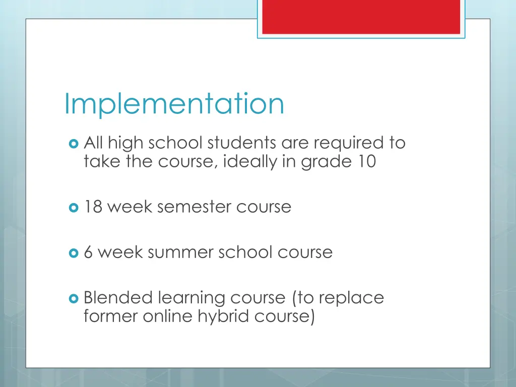 implementation 2